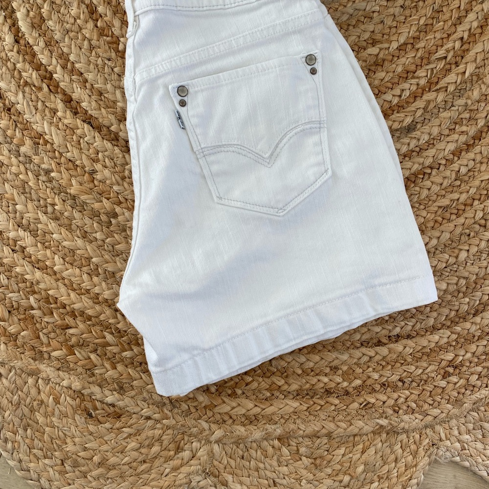 Levi's White Jean Shorts for Women